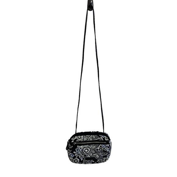 Vera Bradley Handbags - Vera Bradley RFID Little Crossbody Snow Lotus